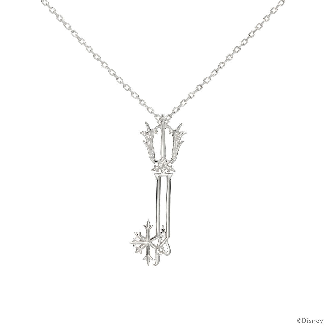 Kingdom Hearts Oathkeeper Keyblade Kingdom Key Necklace Silver U-TREASURE Disney