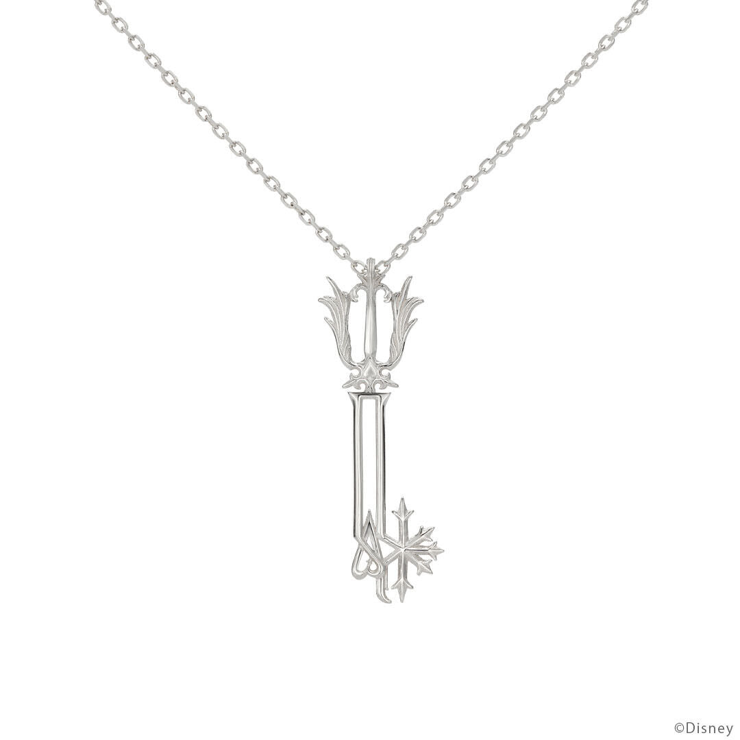 Kingdom Hearts Oathkeeper Keyblade Kingdom Key Necklace Silver U-TREASURE Disney