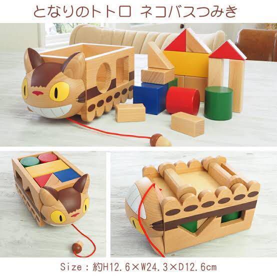 Studio Ghibli Cat Bus Building Blocks My Neighbor Totoro Child Educational Toy