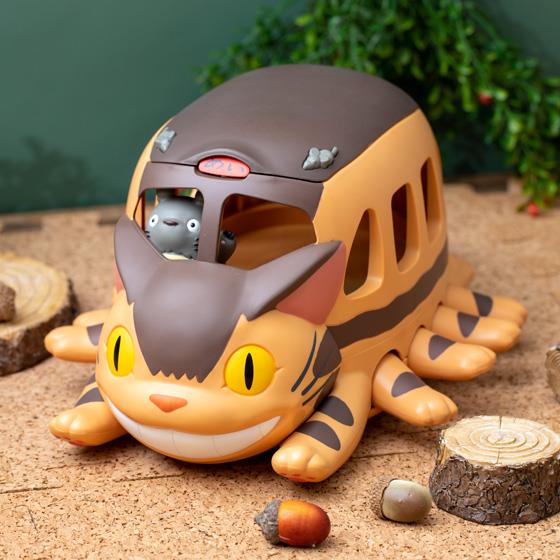 Studio Ghibli My Neighbor Totoro Go Go Catbus Nekobus Toy Figure Benelic 12inch