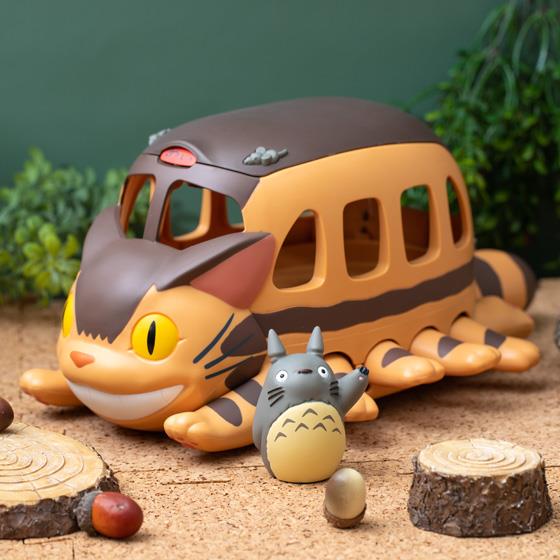 Studio Ghibli My Neighbor Totoro Go Go Catbus Nekobus Toy Figure Benelic 12inch