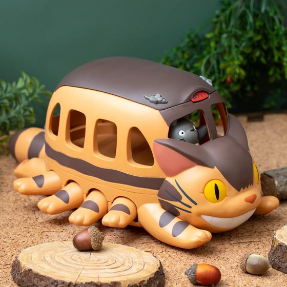 Studio Ghibli My Neighbor Totoro Go Go Catbus Nekobus Toy Figure Benelic 12inch