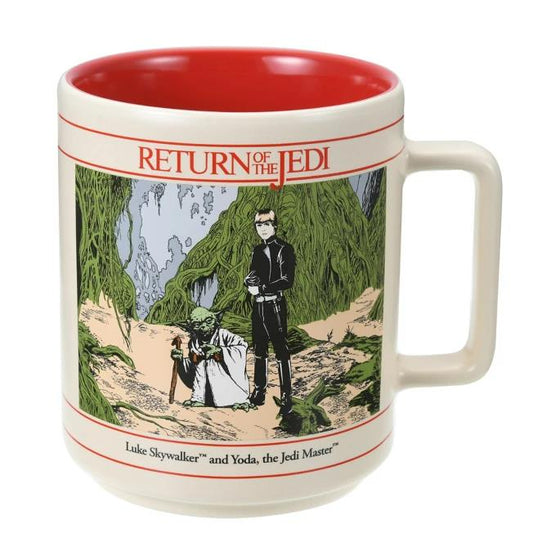 Disney Store Star Wars VI Mug Luke Skywalker Yoda Cup Return of the Jedi 40 Year