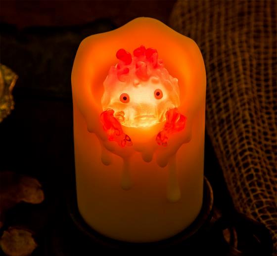 Studio Ghibli Howl's Moving Castle Swaying Flameless Candle Light Calcifer Anime