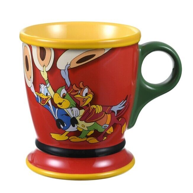 The Three Caballeros Donald Jose Carioca Panchito Mug Cup Disney Store Japan