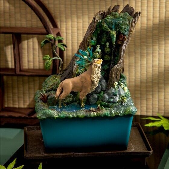 Princess Mononoke Water Garden Bonsai Fountain Moonlit Forest Figure Ghibli