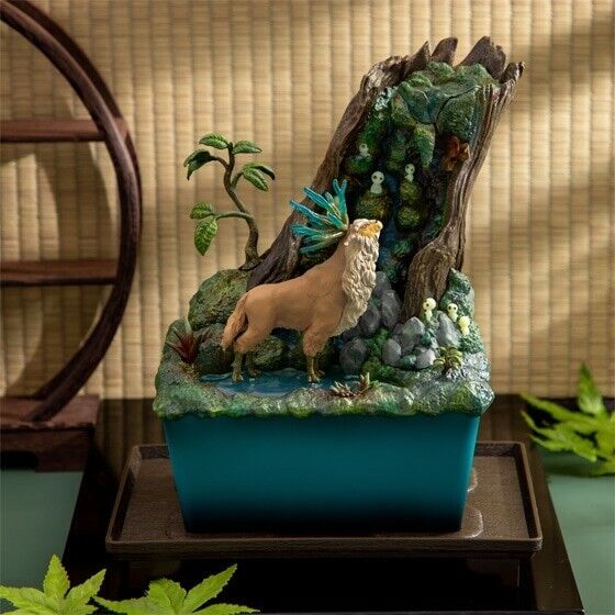 Princess Mononoke Water Garden Bonsai Fountain Moonlit Forest Figure Ghibli