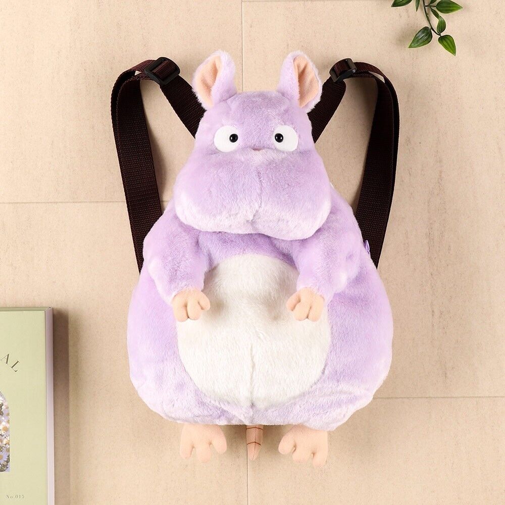 Studio Ghibli Spirited Away Bon Boy Mouse Plush Rucksack Backpack Blankly Face