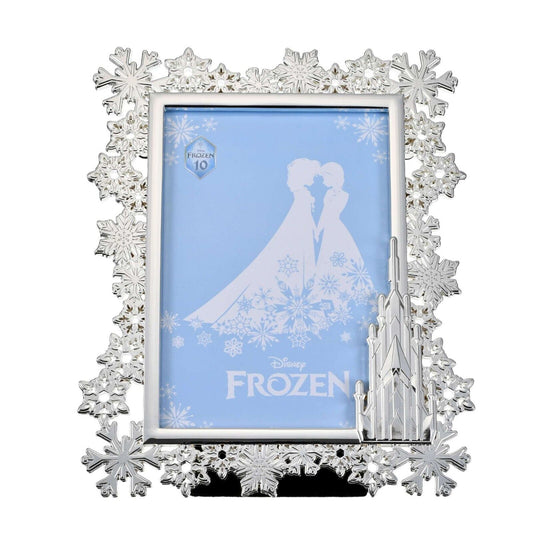 Disney Store Frozen Picture Photo Frame Stand Crystal Ice Holiday Glass Interior