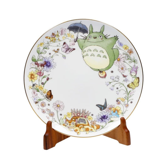 Studio Ghibli Noritake My Neighbor Totoro 2024 Yearly Plate Catbus Display Stand