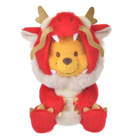 Disney Store Winnie The Pooh Plush Stuff Small Red Eto 2024 Dragon Costume Japan