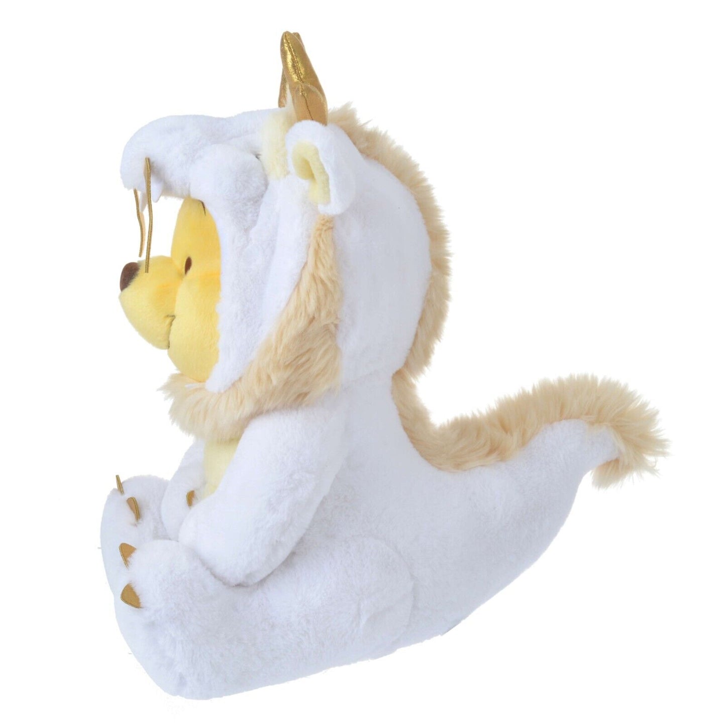 Disney Store Winnie The Pooh Plush Stuff Toy Medium White Eto 2024 Dragon Japan