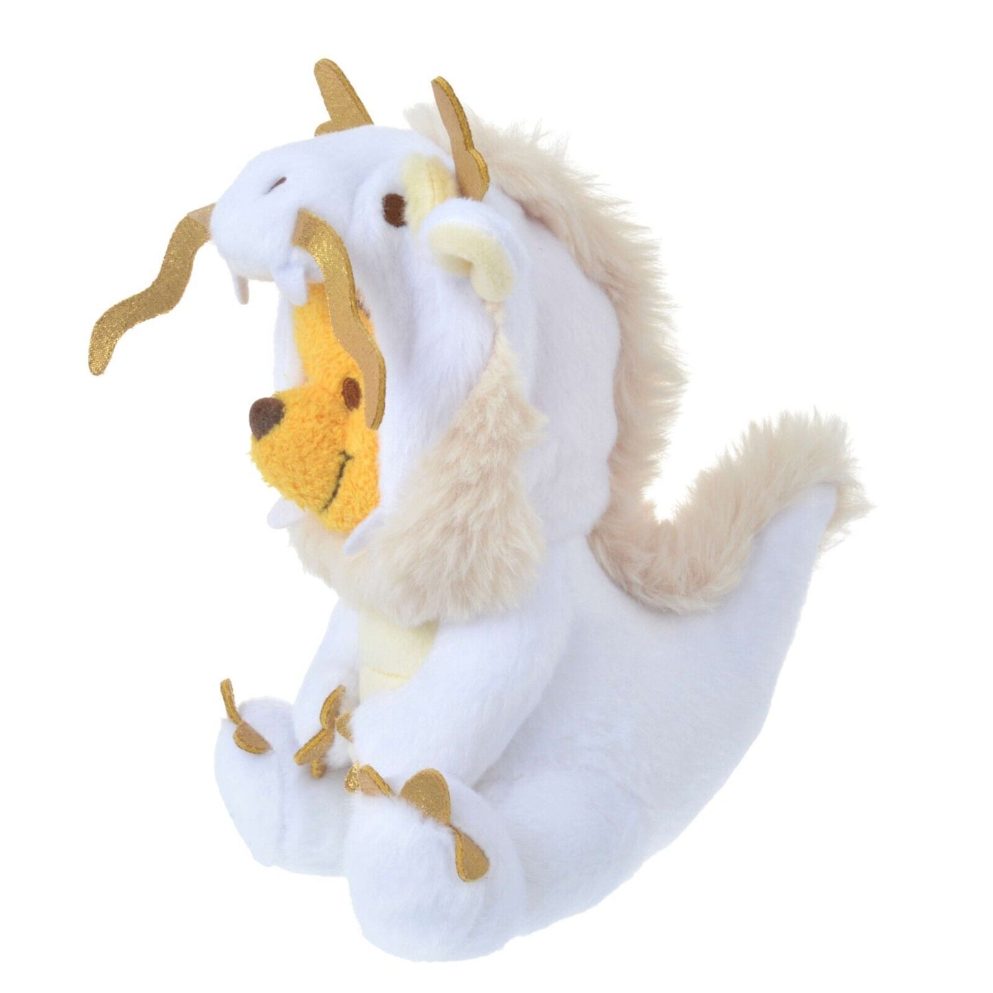 Disney Store Winnie The Pooh Plush Stuff Toy Small White Eto 2024 Dragon Costume