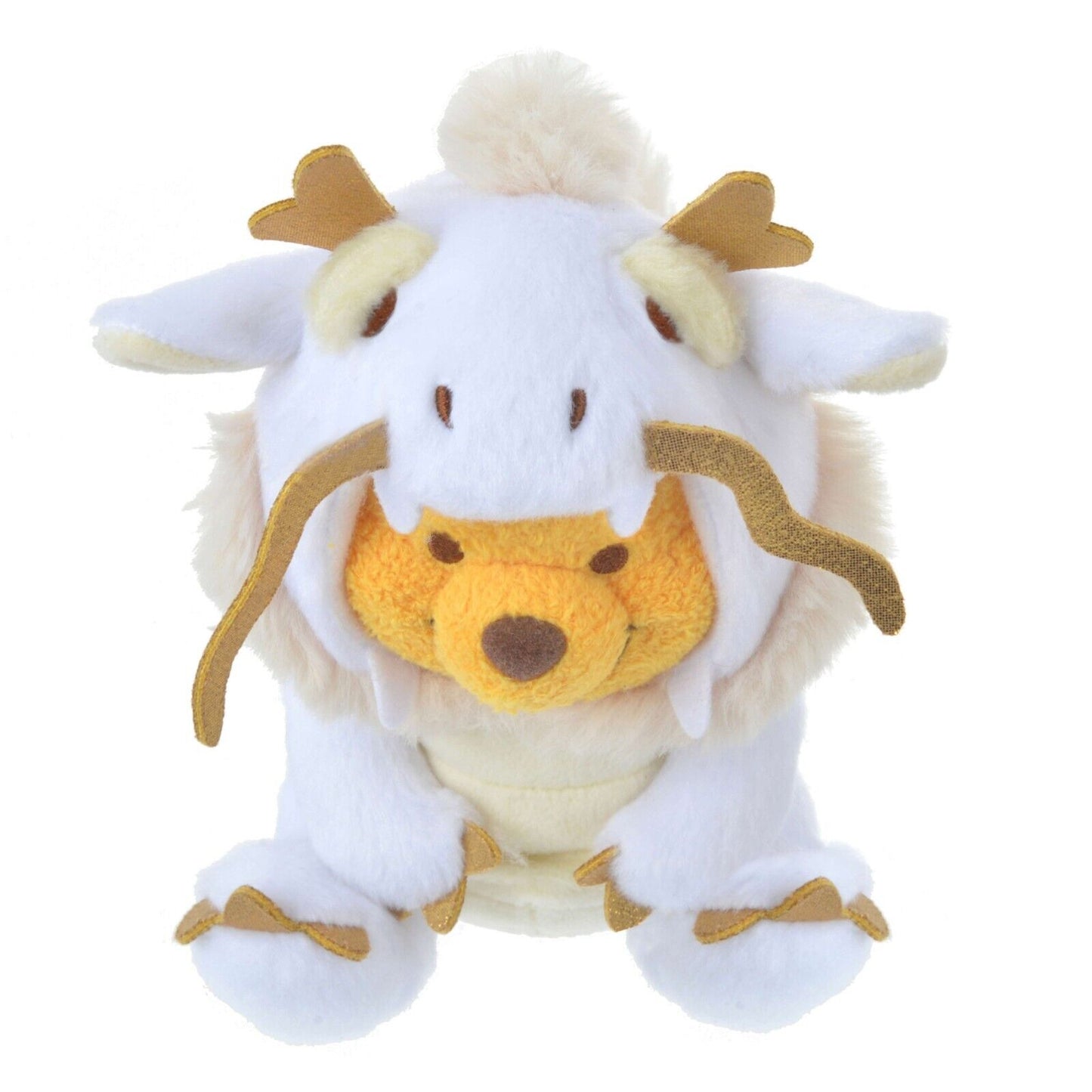 Disney Store Winnie The Pooh Plush Stuff Toy Small White Eto 2024 Dragon Costume