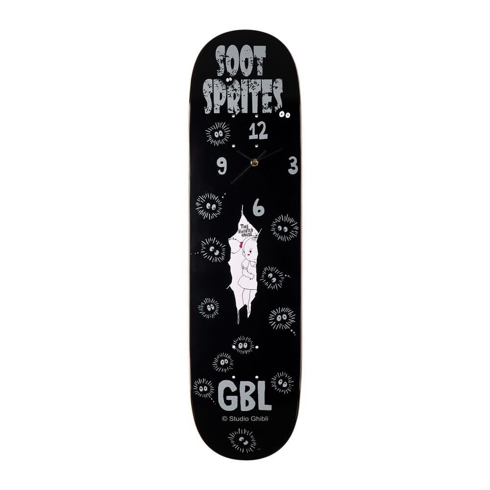 Ghibli GBL My Neighbor Totoro Clock Skateboard Deck Mei Dust Bunnies Maple Wood