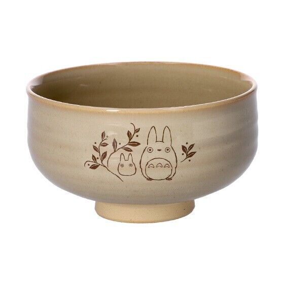 Studio Ghibli My Neighbor Totoro Matcha Bowl Akahadayaki & Tea Whisk Chasen Set