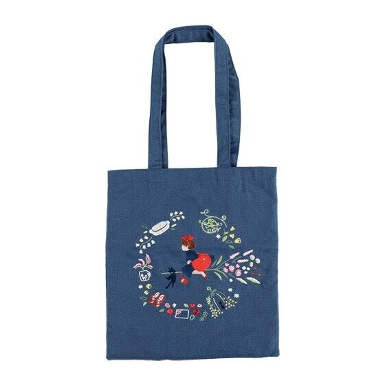 Kiki's Delivery Service Flower Wreath Embroidery Series Tote Bag Donguri Closet