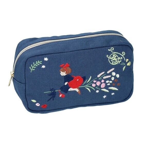 Kiki's Delivery Service Flower Wreath Embroidery Series Square Pouch Donguri